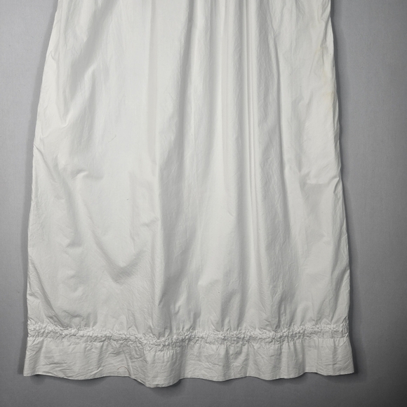 Sister Mary White Dress Size Large 100% Cotton Sleeveless Midi - Picture 13 of 16
